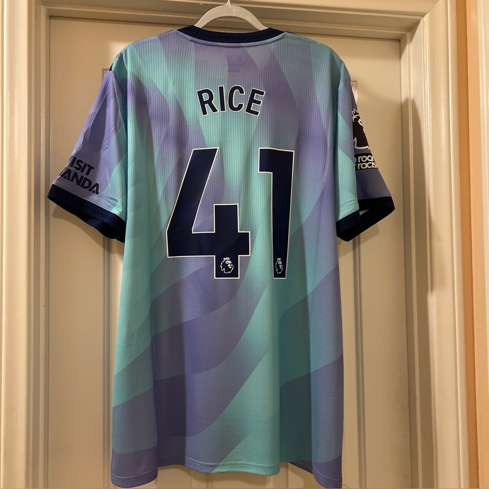 Adidas Arsenal FC Declan Rice EPL Player Issue Jersey Size 2XL